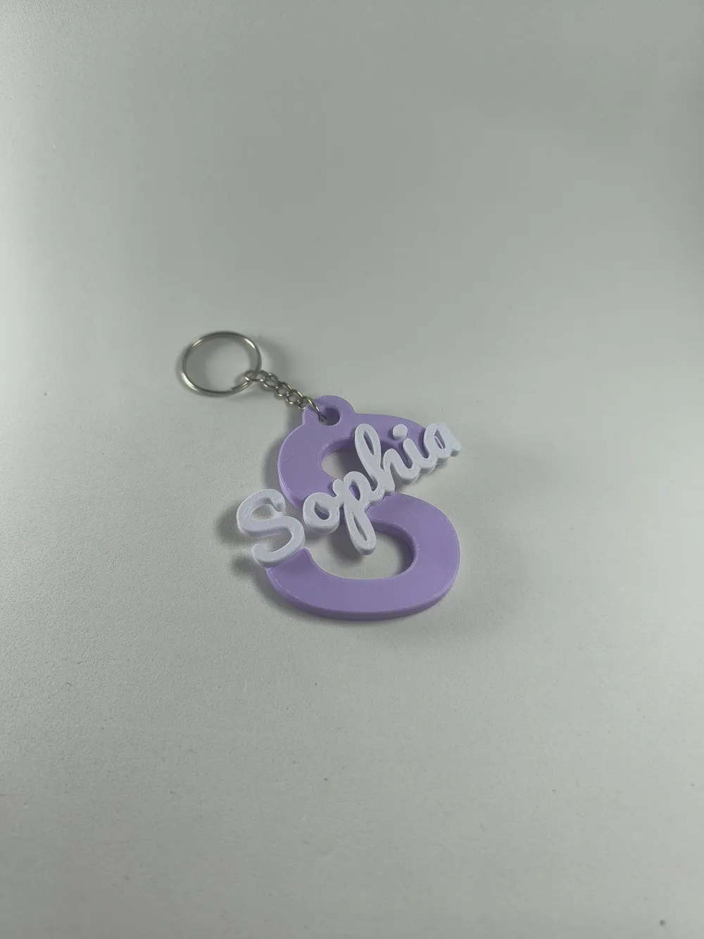 Personalized Initial Name Keychain, Parametric, photo 2 of 4 - Personalized Initial Name Keychain, Parametric Household