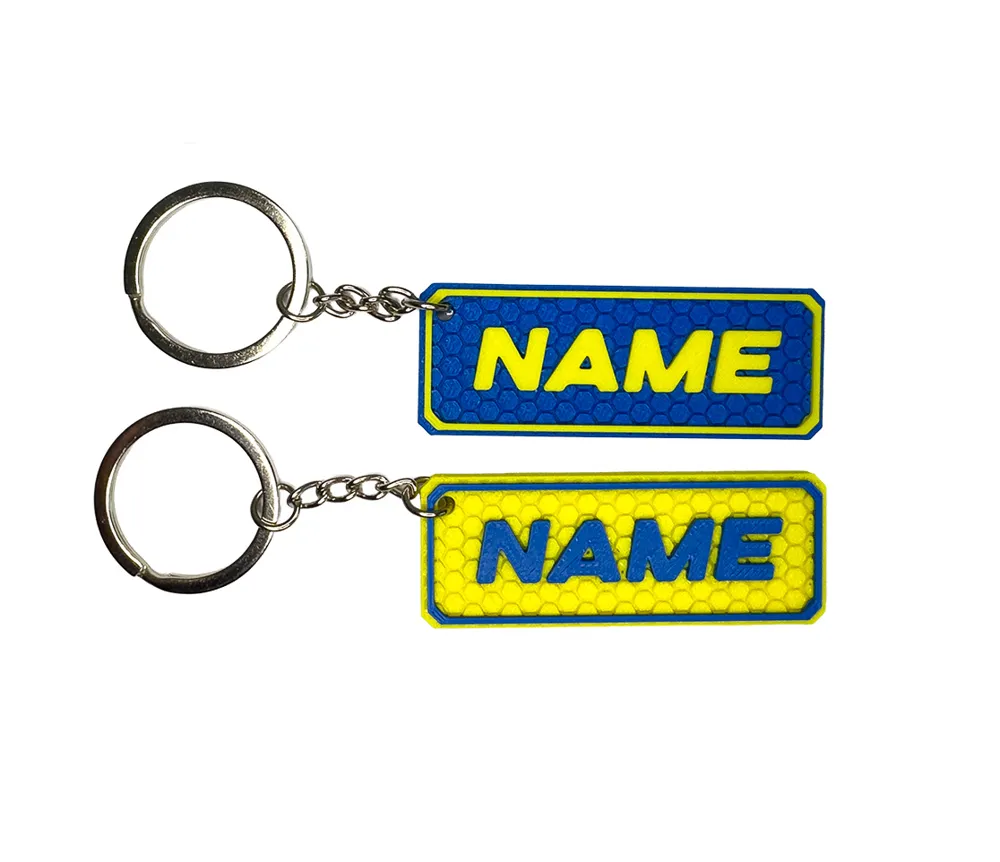 Personalized Keychain, Name & Phone Number, photo 3 of 4 - Photo & Custom Keychains, phone number tag