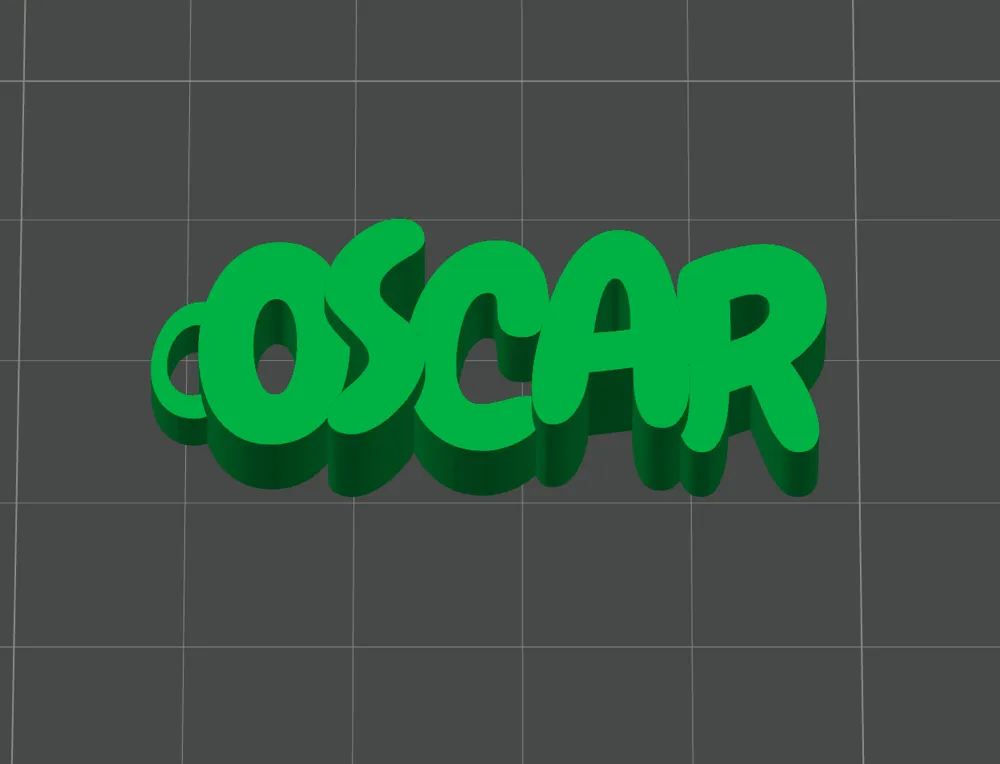 Personalized key ring with the first name Oscar, photo 4 of 4 - Photo & Custom Keychains, keychain