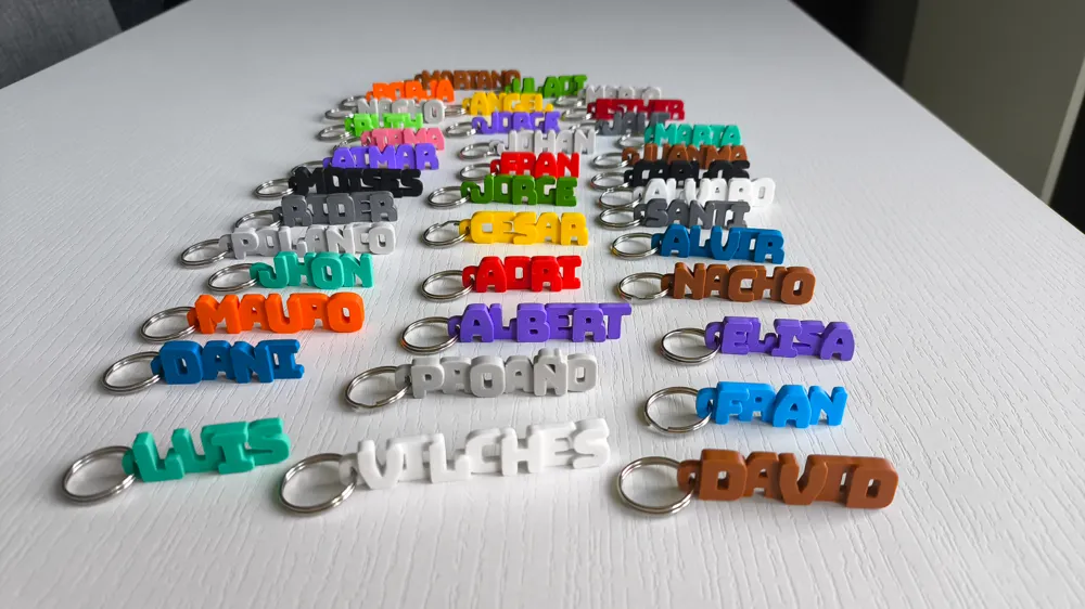 Personalized name keychain., photo 2 of 4 - Photo & Custom Keychains, key ring