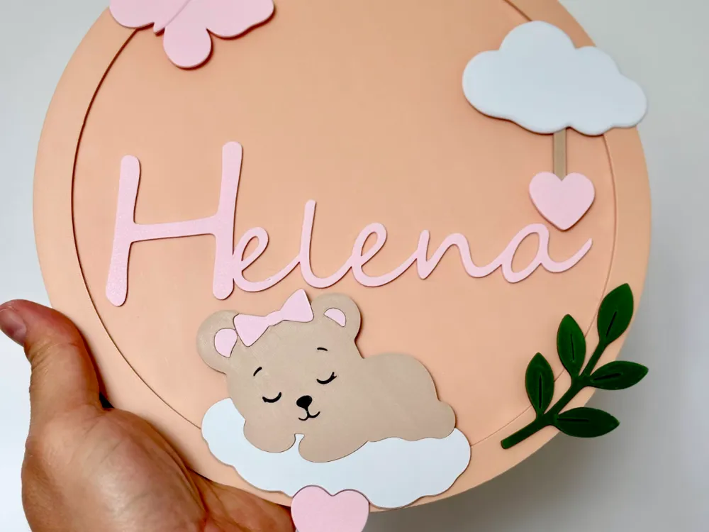 Personalized Nursery Name Plaque