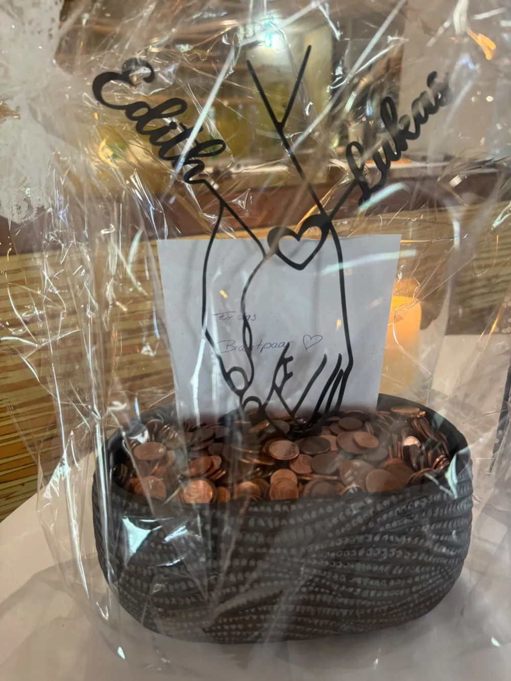 Hochzeitsgeschenk personalisiert, photo 2 of 4 - Hochzeitsgeschenk personalisiert Art