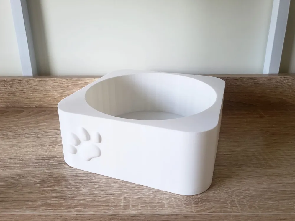 Pet bowl for cat or dog (paw), photo 2 of 4 - Cat Bowls & Feeders, food