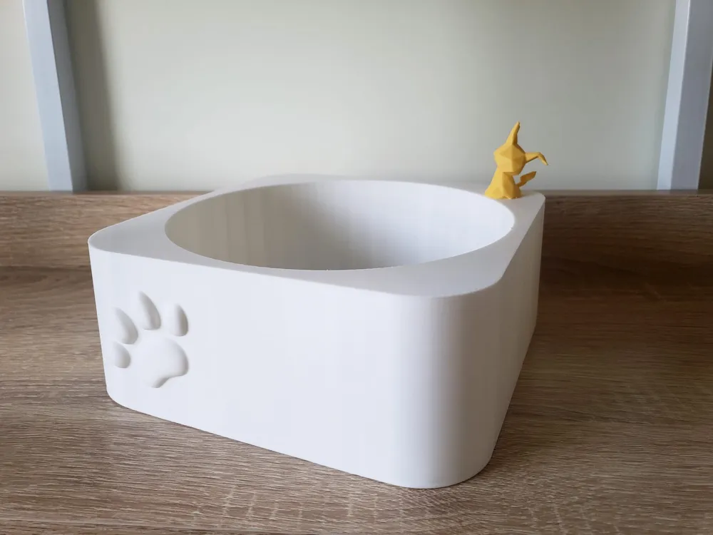 Pet bowl for cat or dog (paw), photo 3 of 4 - Cat Bowls & Feeders, pet accessories
