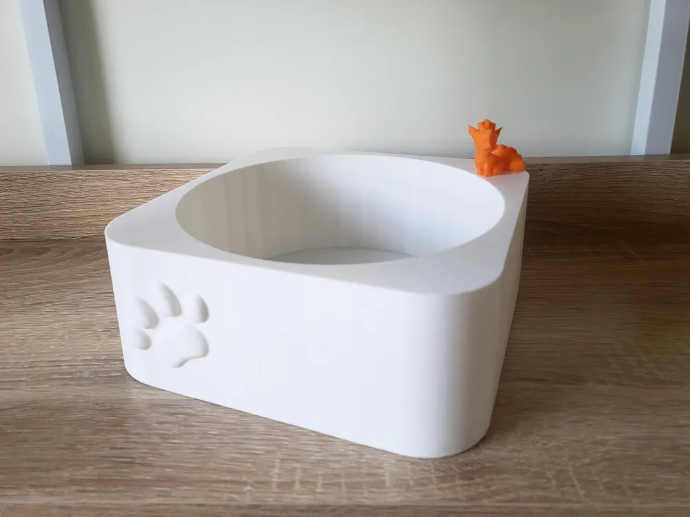 Pet bowl for cat or dog (paw), photo 4 of 4 - Cat Bowls & Feeders, pet accessory