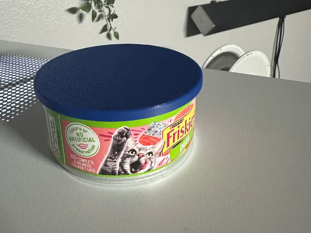 Pet can food lid for 5.5 oz (156g)