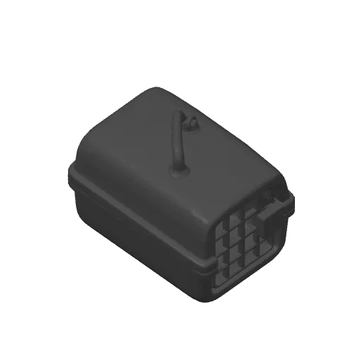 Pet Carrier, Mini Dollhouse Animal Transport Box, photo 4 of 4 - Pet Carrier, Mini Dollhouse Animal Transport Box Pets