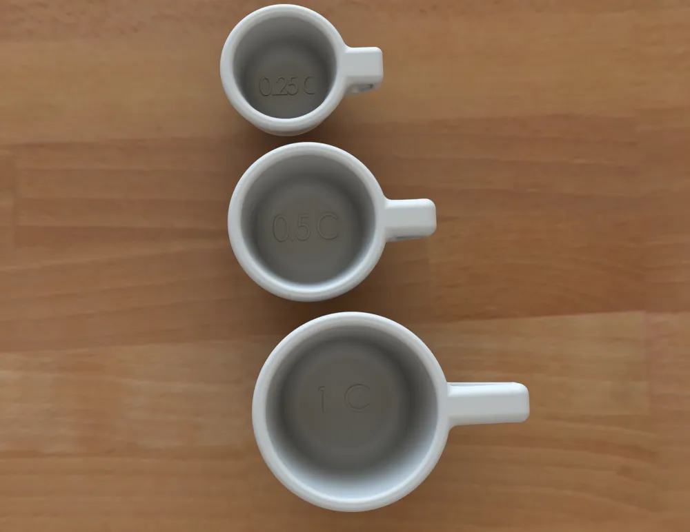 Pet Food Measuring Cups, 1/4, 1/2, 1, 1.5 Cup, photo 3 of 4 - Pet Food Measuring Cups, 1/4, 1/2, 1, 1.5 Cup Pets