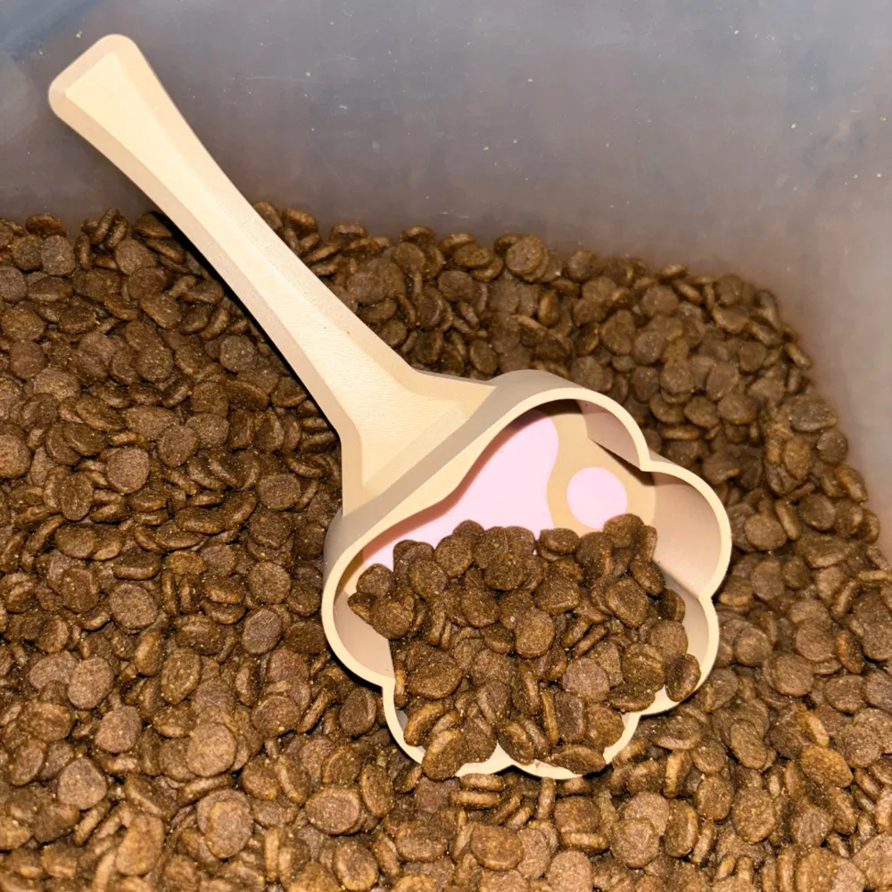 Pet Food Scoop - Paw Design, photo 4 of 4 - Pet Food Scoop - Paw Design Pets