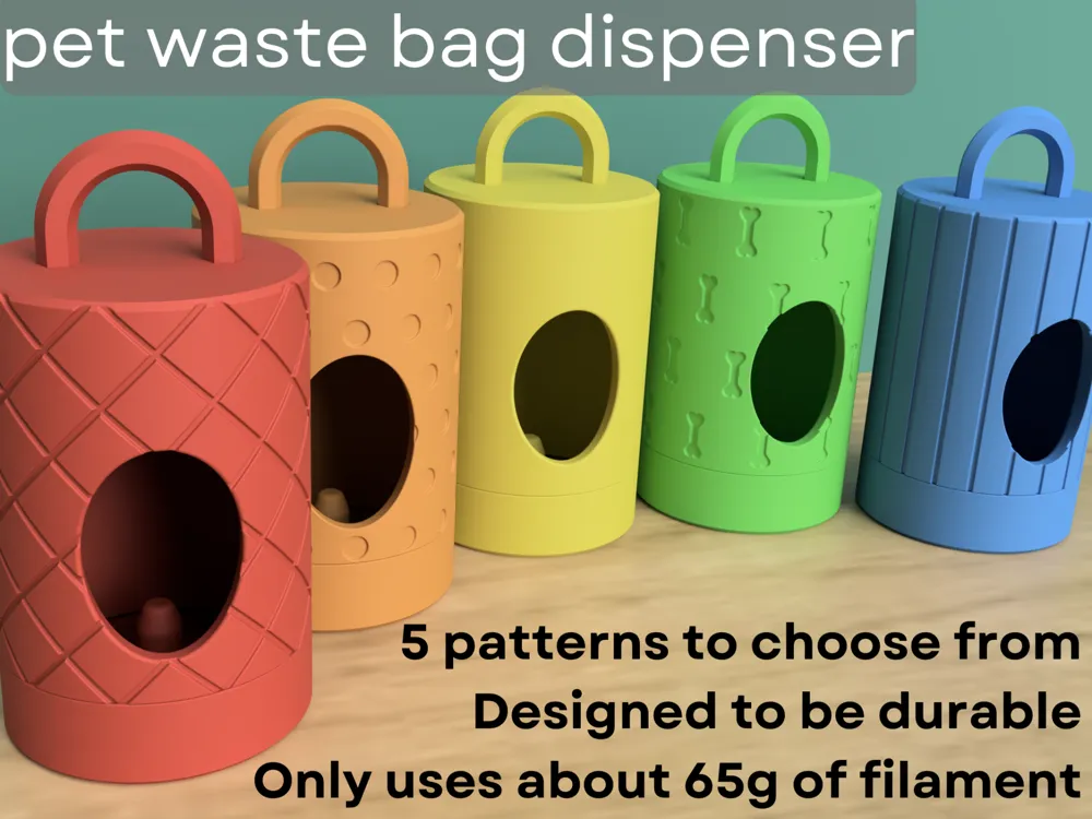 Pet Waste Bag Dispenser, photo 3 of 4 - Pet Waste Bag Dispenser Pets