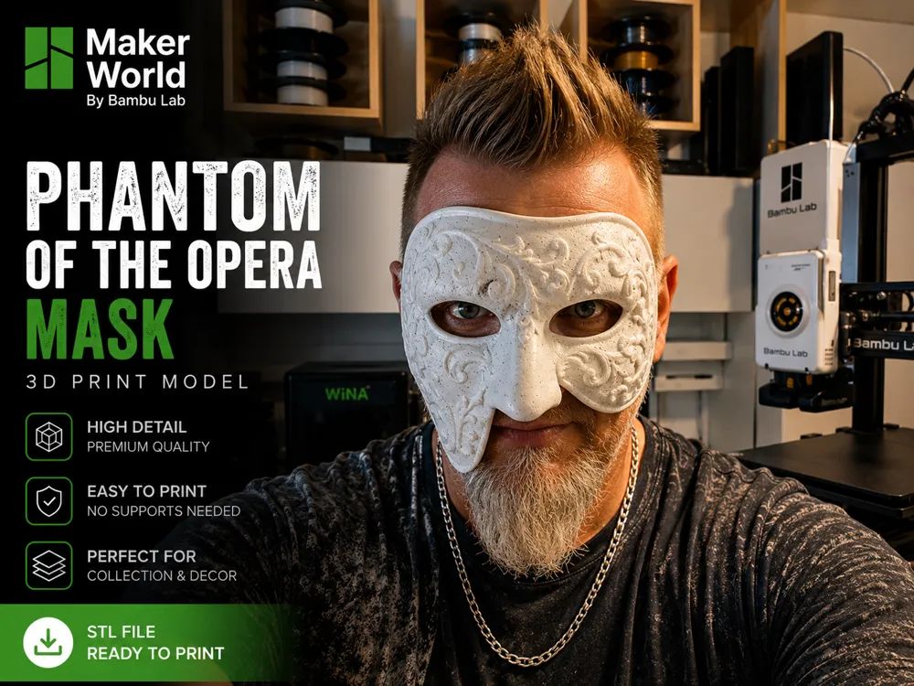 Phantom Of The Opera Mask