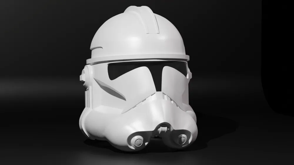 Phase 2 Clone trooper Helmet (Wearable Version), photo 2 of 4 - Phase 2 Clone trooper Helmet (Wearable Version) Props & Cosplay