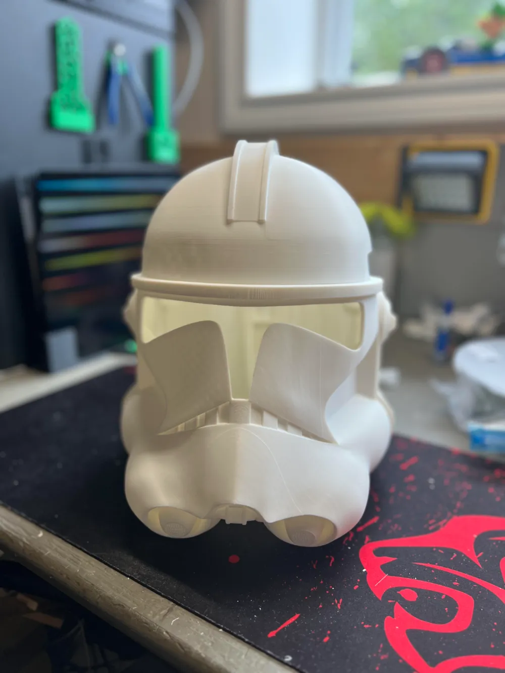 Phase 2 Clone trooper Helmet (Wearable Version), photo 4 of 4 - Phase 2 Clone trooper Helmet (Wearable Version) Props & Cosplay