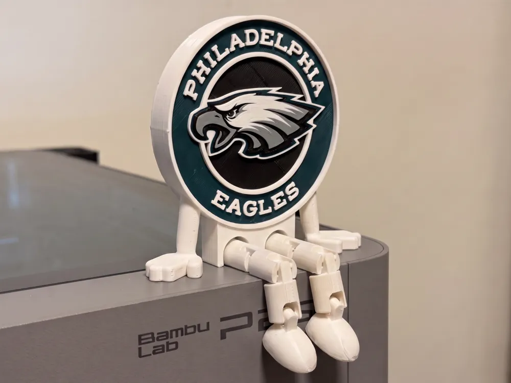 Philadelphia Eagles Buddy (Articulated Flexi Legs), photo 3 of 4 - Philadelphia Eagles Buddy (Articulated Flexi Legs) Household
