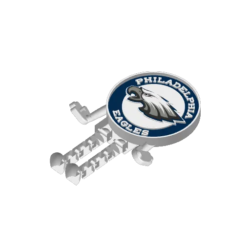 Philadelphia Eagles Buddy (Articulated Flexi Legs), photo 4 of 4 - Philadelphia Eagles Buddy (Articulated Flexi Legs) Household