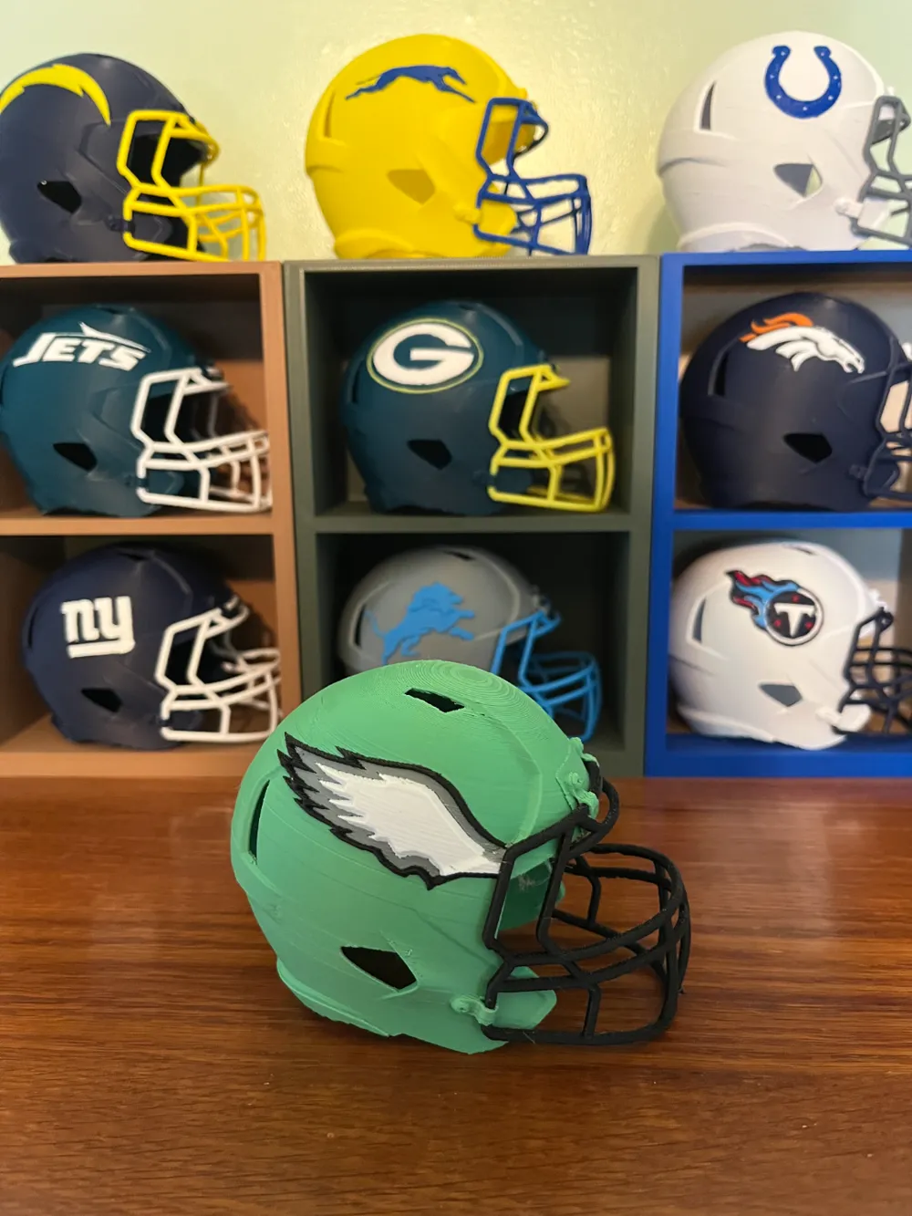 Philadelphia Eagles Football Helmet, photo 2 of 4 - Philadelphia Eagles Football Helmet Sports & Fitness