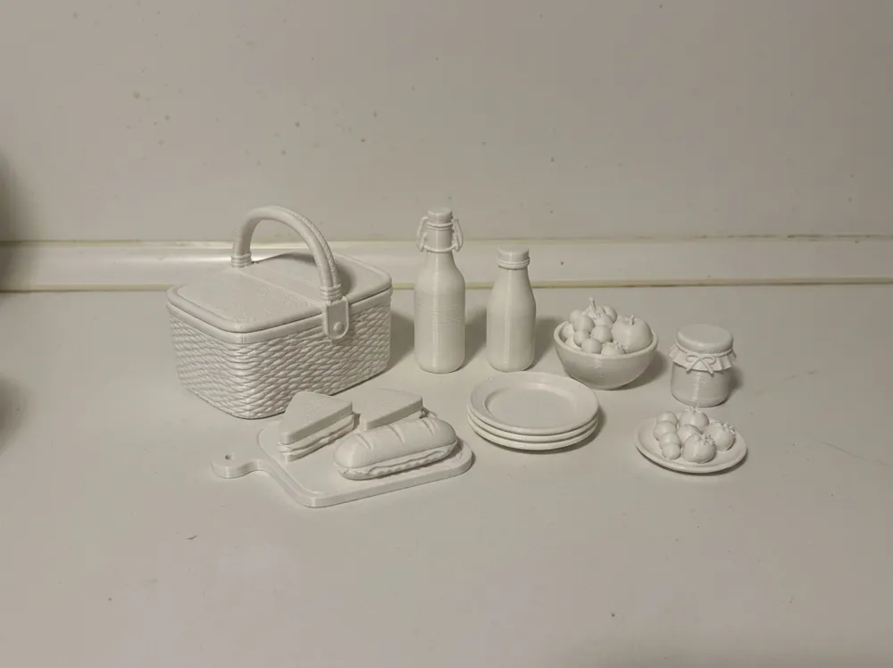Picnic Food & Basket Set, photo 3 of 4 - Picnic Food & Basket Set Storage & Organisation