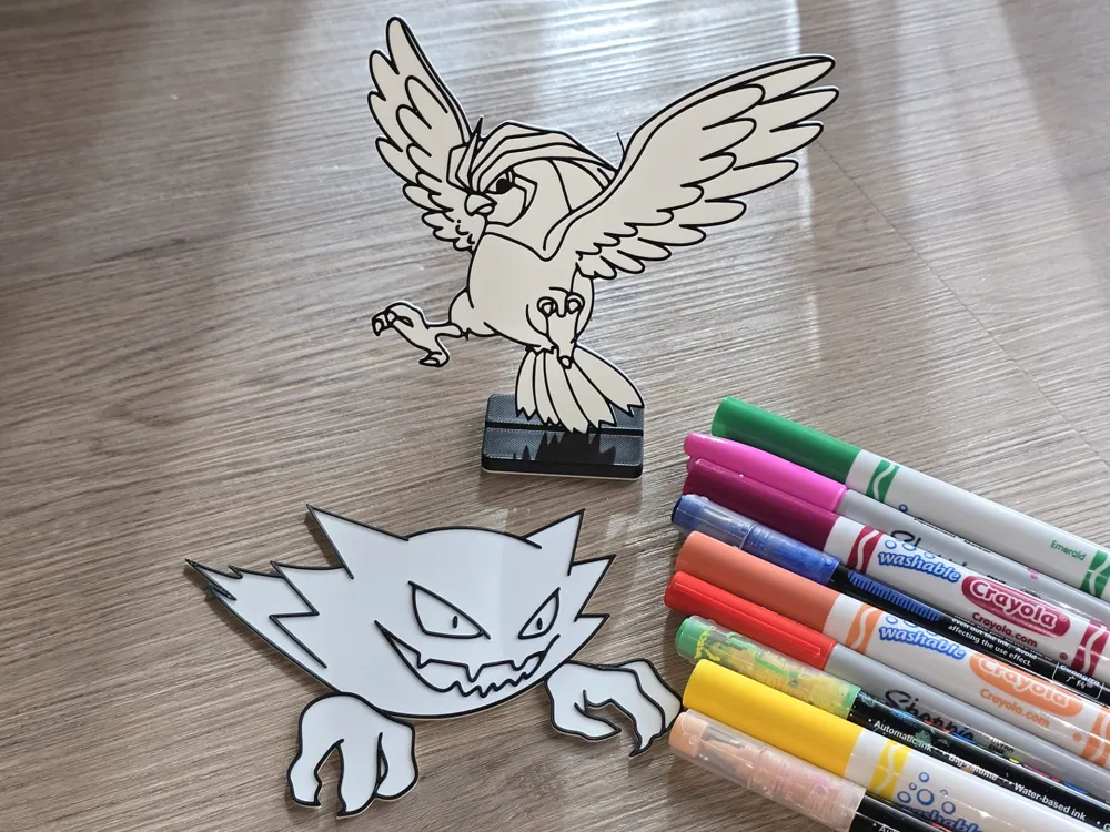 Pidgeot Haunter DIY Coloring Paint Craft Kit, photo 2 of 4 - Pidgeot Haunter DIY Coloring Paint Craft Kit Art & Craft Supplies