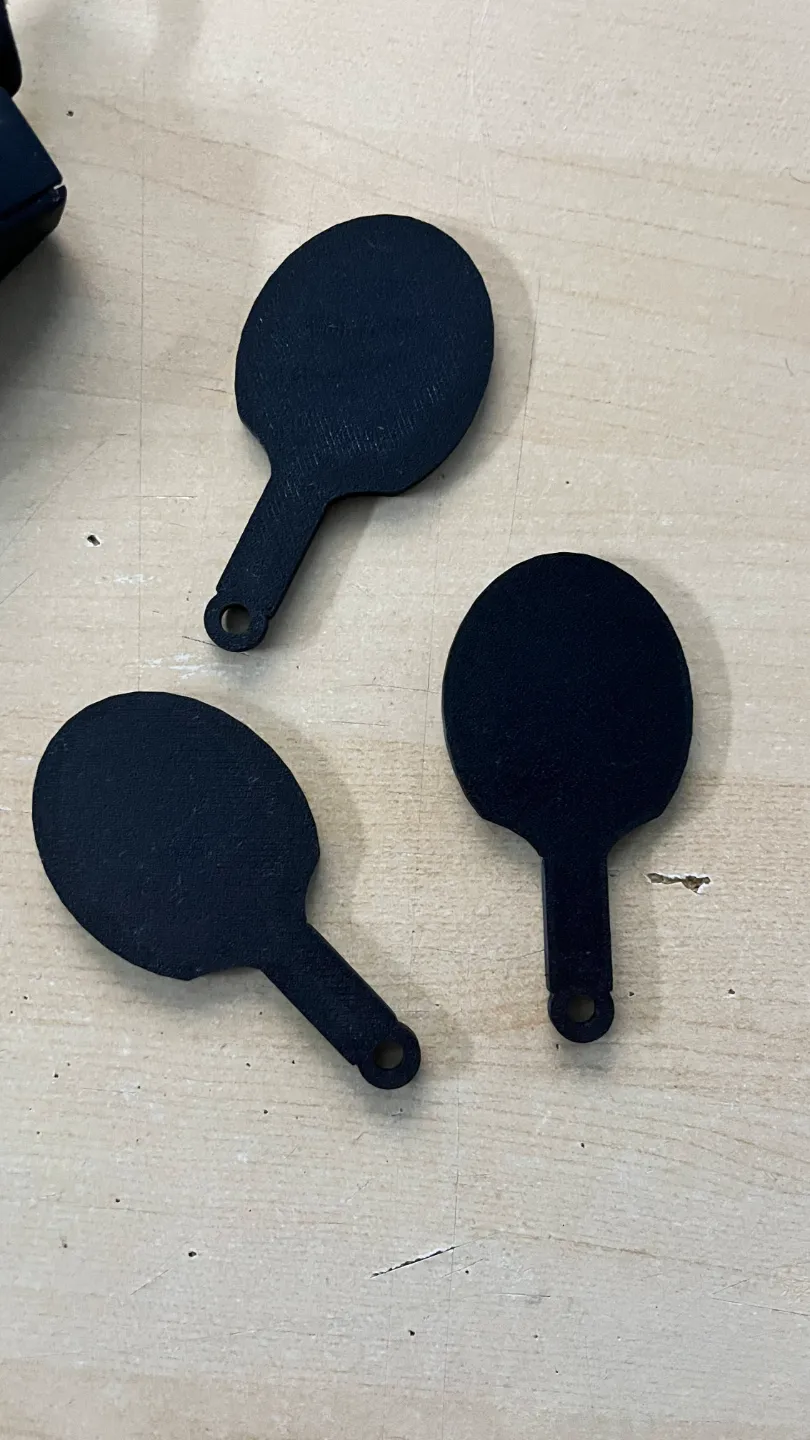 Ping-Pong Keychain Table Tennis key ring, photo 4 of 4 - Ping-Pong Keychain Table Tennis key ring Generative Art