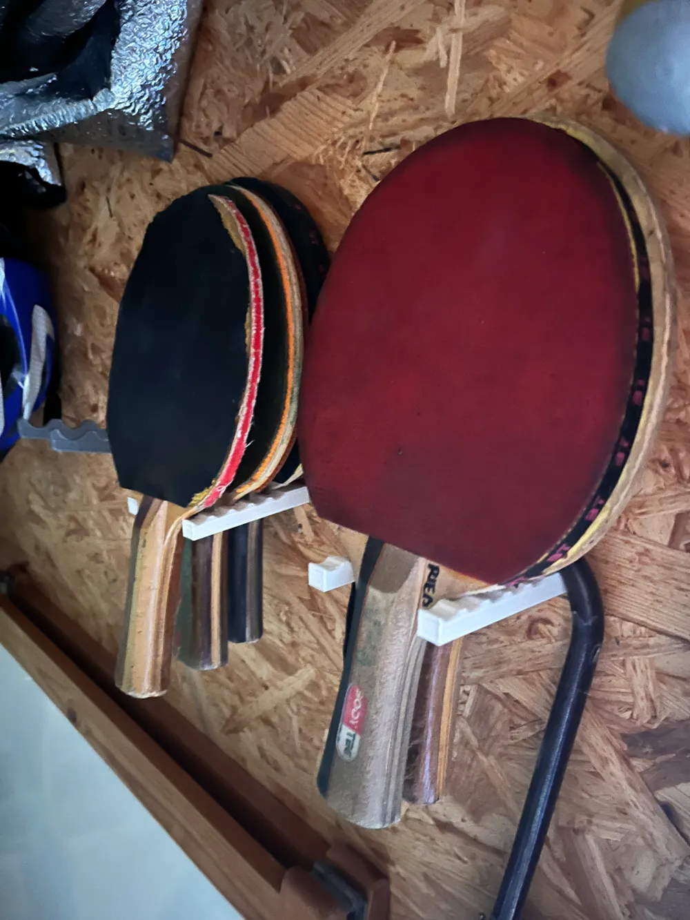 Ping Pong Paddle, Table Tennis Racket, Wall Mount, photo 4 of 4 - Ping Pong Paddle, Table Tennis Racket, Wall Mount Hobby & DIY