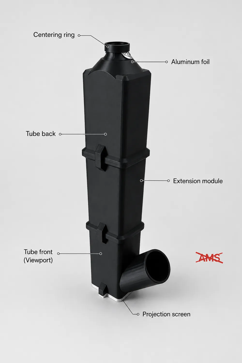 Pinhole Solar Eclipse Viewer Projector, photo 4 of 4 - Space & Astronomy Models, eclipse 2026