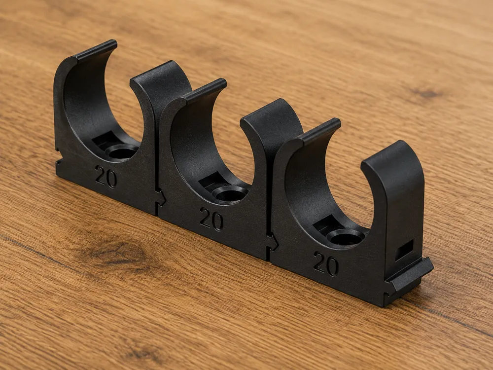 Pipe Clamps, U-Shaped Pipe Clips 20mm, photo 3 of 4 - Pipe Clamps, U-Shaped Pipe Clips 20mm Tools & Workshop