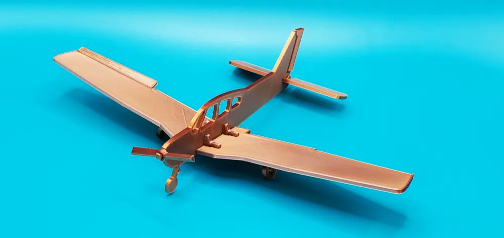 Piper Warrior Airplane Model Kit, photo 4 of 4 - Piper Warrior Airplane Model Kit Toys & Games