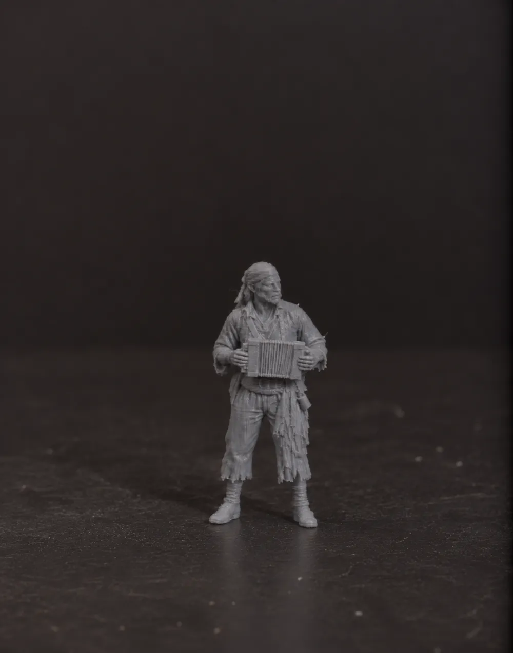 Pirate with accordion 32mm, photo 3 of 4 - Pirate with accordion 32mm Miniatures