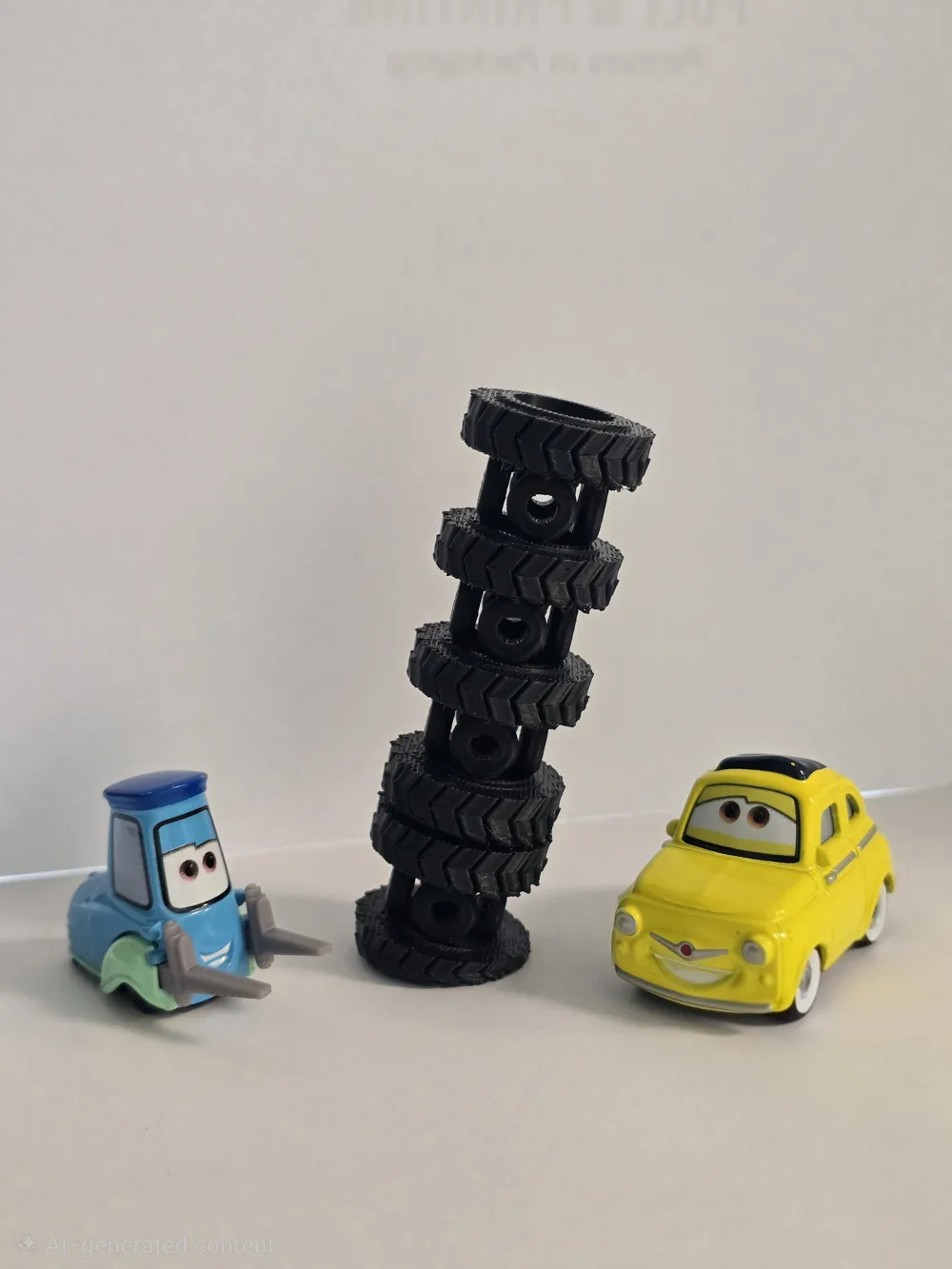 Piston Racing Tire Stack & Wheel Display Stand, photo 2 of 4 - Piston Racing Tire Stack & Wheel Display Stand Hobby & DIY