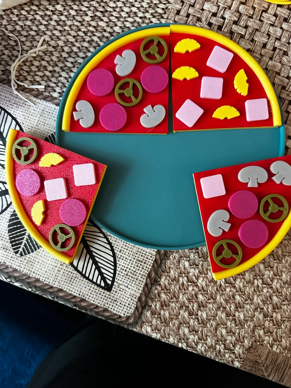 Pizza Toy Puzzle, photo 3 of 4 - Pizza Toy Puzzle Toys & Games