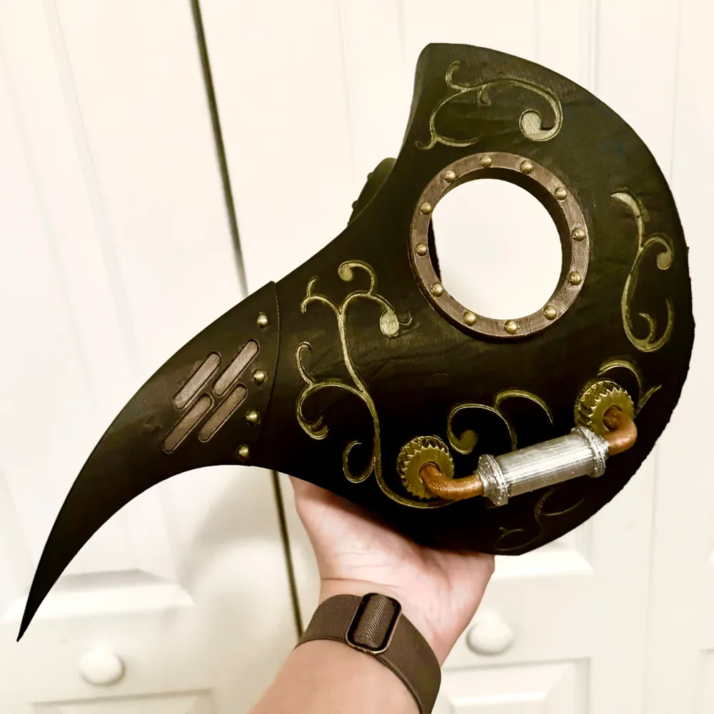 PLAGUE DOCTOR MASK, photo 4 of 4 - PLAGUE DOCTOR MASK Props & Cosplay