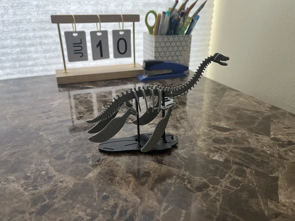 Plesiosaurus Kit Card, photo 3 of 4 - Plesiosaurus Kit Card Models, RC & Drones