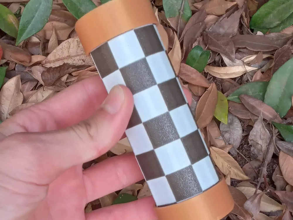 pocket sized rollable chess/checkers set, photo 2 of 4 - Chess Sets & Pieces, rolling