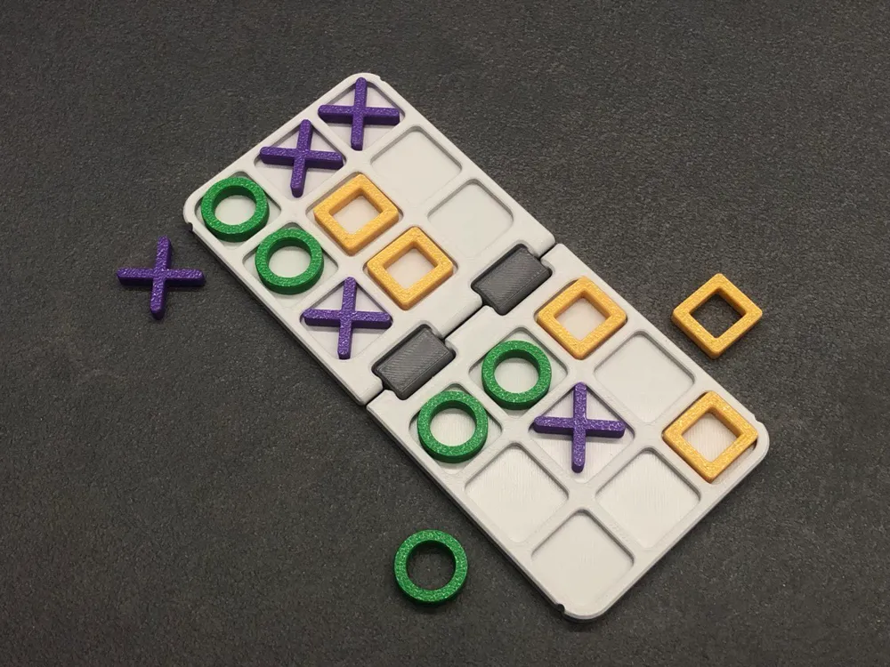 Pocket Tic Tac Toe: Fold & Play Anytime, Anywhere, photo 4 of 4 - Classic Board Games & Game Sets, tris