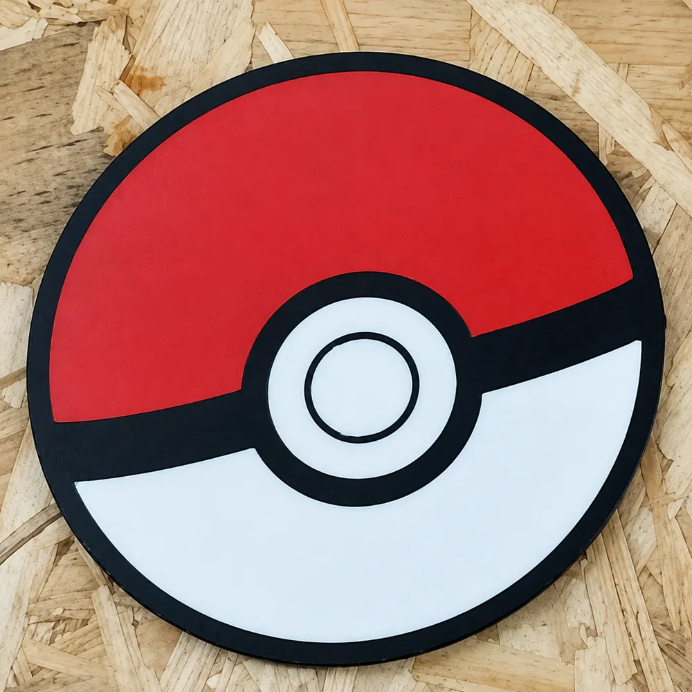 Pokeball coaster, photo 2 of 4 - Pokeball coaster Art