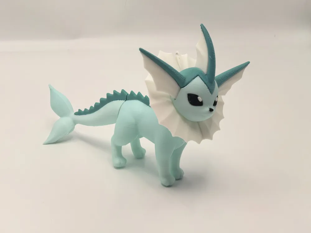 Vaporeon Pokemon Figure, Split Parts, photo 2 of 4 - Vaporeon Pokemon Figure, Split Parts Figurines & Collectibles