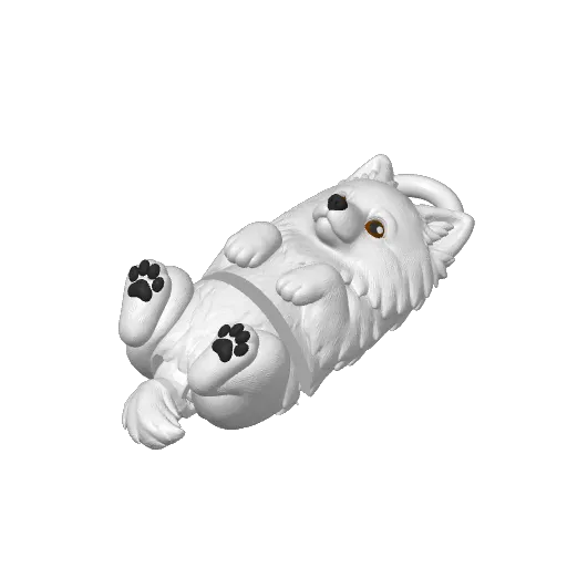 Articulated Keychain Flexi Dog, photo 4 of 4 - Articulated Keychain Flexi Dog Art