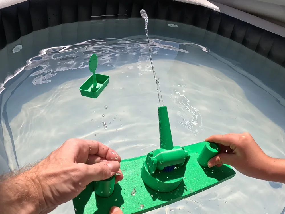 Pool Battleship, Water Cannon Game