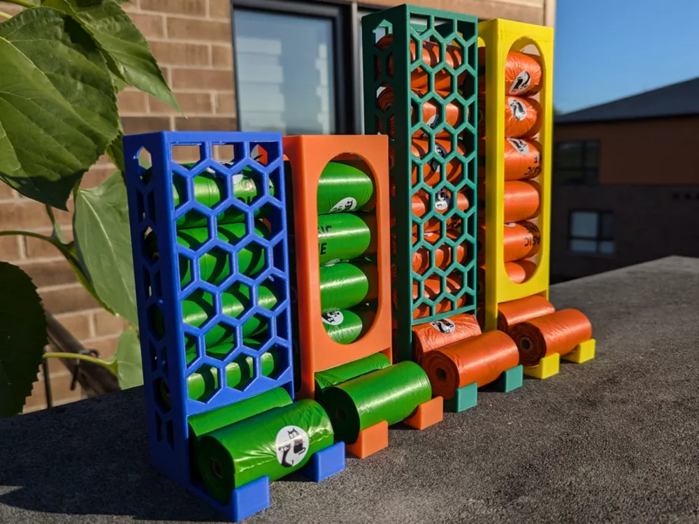 Poop Bag Dispensers | Hexagon-Round
