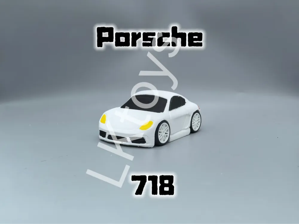 Porsche 718 Car Model
