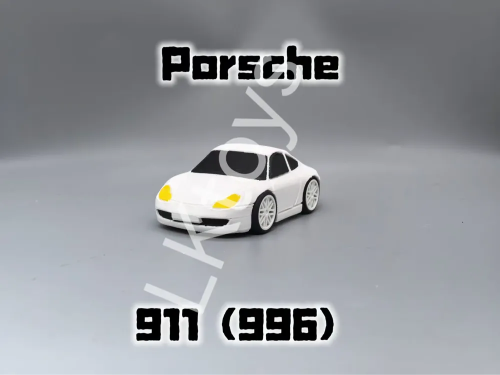 Porsche 911 (996) Sports Car Model