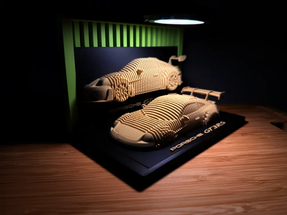 Porsche 911 GT3 RS (992) - Layered Car Model