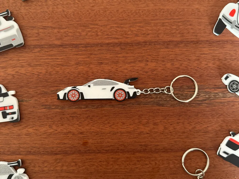 Porsche 911 GT3 RS Keychain