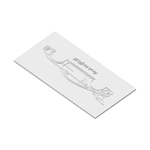 Porsche 911 GT3 RS Silhouette wall art, another view - Line Art & Silhouettes, car