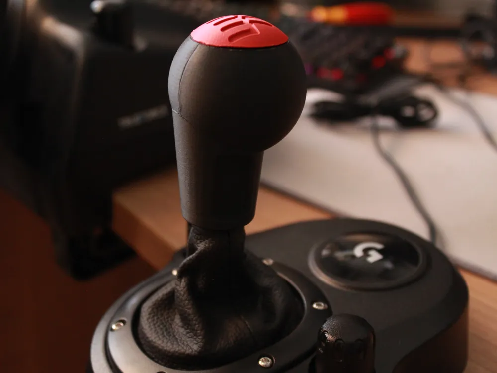 Porshe GT3 style shift knob for Logitech G shifter