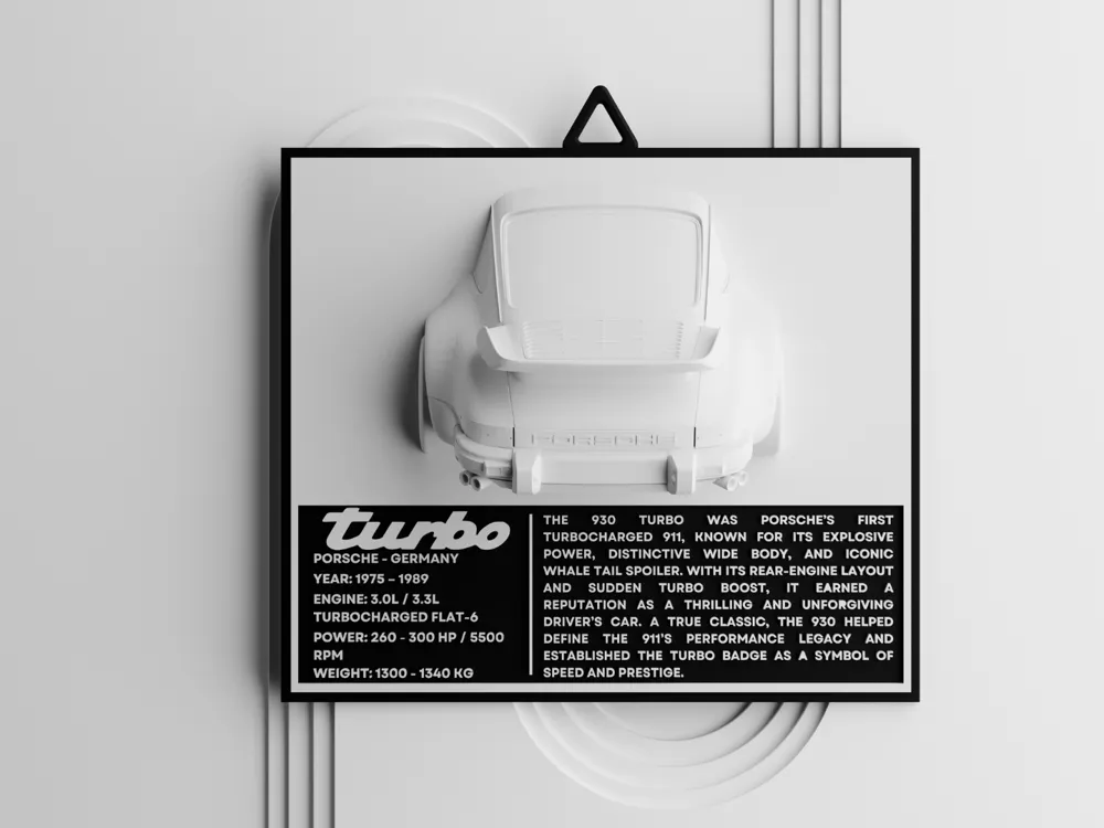 Porsche 911 Turbo (930), Wall Art