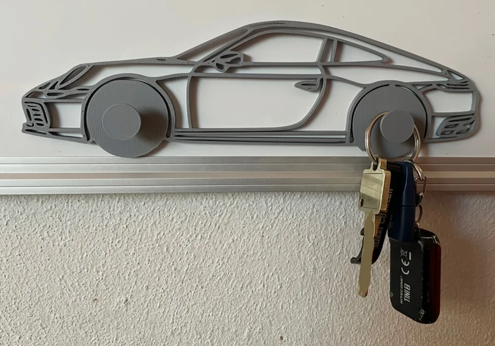 Porsche 992 Silhouette Key Hanger (magnetic)