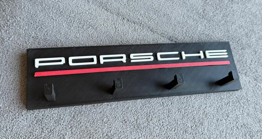 Porsche Key Holder, photo 3 of 4 - Porsche Key Holder Generative Art