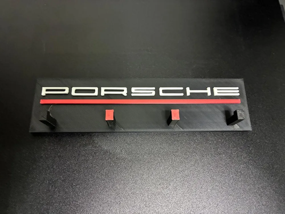 Porsche Key Holder, photo 4 of 4 - Porsche Key Holder Generative Art