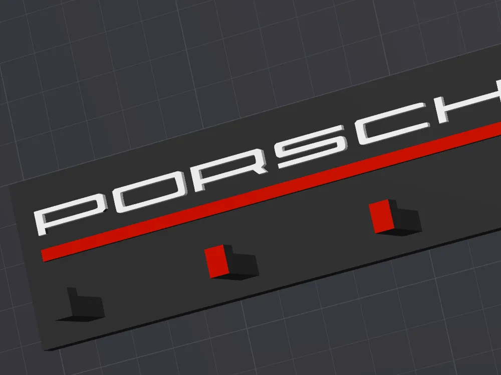 Porsche Key Holder
